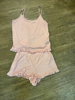 Women's Pink Gap pj set
